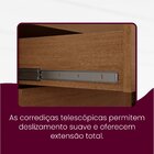 Guarda Roupa Casal Amsterdã 100% Mdf 4 Portas 3 Gavetas Imbuia