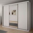 Guarda Roupa Casal Amsterdã 3 Portas 6 Gavetas Com Espelho Cl