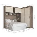 Guarda Roupa Casal And Castanha Off White