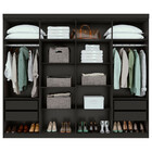 Guarda-roupa Casal Andara 8 Pt 4 Gv Preto