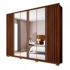 Guarda-roupa Casal Apollo 6 Portas 4 Gavetas Com Espelho Fend