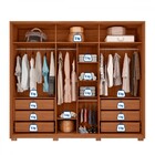Guarda-roupa Casal Apollo 6 Portas 6 Gavetas Com Espelho Frei