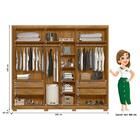 Guarda Roupa Casal Araguaia E Cômoda Georgia Freijó Off White