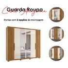 Guarda Roupa Casal Araguaia E Cômoda Georgia Freijó Off White