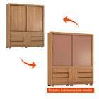 Guarda-roupa Casal Arbo Flex 3 Pt 6 Gv Amendola E Marsala