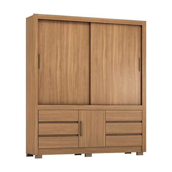 Guarda-roupa Casal Arbo Flex 3 Pt 6 Gv Amendola E Off White