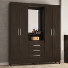 Guarda Roupa Casal Arezzo Ébano