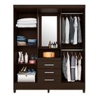 Guarda Roupa Casal Arezzo Ébano