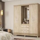 Guarda Roupa Casal Arezzo Nogal/vanilla