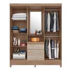 Guarda Roupa Casal Arezzo Nogal/vanilla