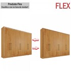 Guarda-roupa Casal Argos 6 Portas 6 Gavetas 100% Mdf Peroba -