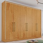 Guarda-roupa Casal Argos 6 Portas 6 Gavetas 100% Mdf Peroba -