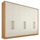 Guarda-roupa Casal Argos 6 Portas 6 Gavetas 100% Mdf Peroba/o