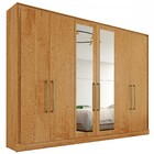 Guarda-roupa Casal Argos 6 Portas 6 Gavetas Espelhado 100% Md