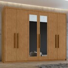 Guarda-roupa Casal Áries 6 Portas 5 Gavetas Com Espelho 59621