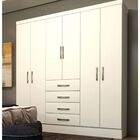 Guarda Roupa Casal Arizona 6 Portas 4 Gavetas Tcil Moveis Bra