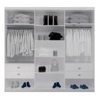 Guarda Roupa Casal Aspen Euro 3 Portas 4 Gavetas Bom Pastor