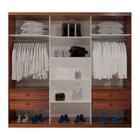 Guarda Roupa Casal Aspen Euro 3 Portas 4 Gavetas Bom Pastor