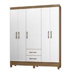 Guarda Roupa Casal Assis 5 Portas E 2 Gavetas - Pr Móveis
