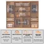 Guarda Roupa Casal Atacama 100 Mdf 8 Portas E 8 Cabideiros