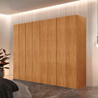 Guarda Roupa Casal Atacama 100 Mdf 8 Portas E 8 Cabideiros