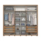 Guarda-roupa Casal Atalaia 6 Portas 6 Gavetas Com Espelho Nat