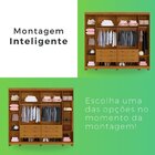 Guarda-roupa Casal Atlanta 6 Portas 6 Gavetas Cinamomo