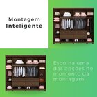 Guarda-roupa Casal Atlanta 6 Portas 6 Gavetas Imbuia