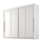 Guarda Roupa Casal Atraente 100% Mdf 2 Portas De Correr 6 Gav