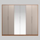 Guarda Roupa Casal Atrice 6 Portas Com 2 Portas Em Espelho