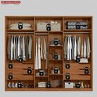 Guarda Roupa Casal Atrice 6 Portas Com 2 Portas Em Espelho