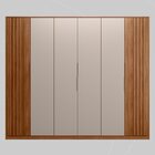 Guarda Roupa Casal Atrice 6 Portas Com 2 Portas Ripado