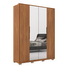 Guarda Roupa Casal Attore 4 Portas 2 Espelhos Com Pés Amendol