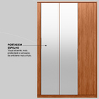 Guarda Roupa Casal Attore 4 Portas Com 2 Espelhos - Demartêz