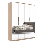 Guarda Roupa Casal Attore 4 Portas Espelhado Avena Demartêz