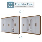 Guarda-roupa Casal Aurora 6 Portas 2 Gavetas Com Espelho Marr