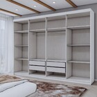 Guarda-roupa Casal Aurora 8 Portas 4 Gavetas Branco Neve - Pa