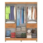 Guarda-roupa Casal Aveiro 8 Portas 2 Gavetas Cinamomo