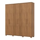 Guarda Roupa Casal Ávila 6 Portas 4 Gavetas Com Pés Em Abs E