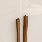 Guarda-roupa Casal Ávila Soft 6 Portas 4 Gavetas Ripado Natur