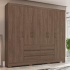 Guarda Roupa Casal B355 Com 6 Portas E 6 Gavetas - Móveis Briz