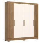 Guarda Roupa Casal B367 Ripado 6 Portas - Móveis Briz