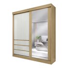 Guarda-roupa Casal Bagda 100% Mdf 3 Portas 3 Gavetas Com Espe