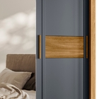 Guarda Roupa Casal Bahamas Espelho 3 Portas De Correr Freijó