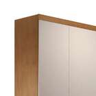 Guarda-roupa Casal Bahia 6 Pt Imbuia E Off White