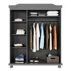 Guarda-roupa Casal Bastian 3 Pt Cinza