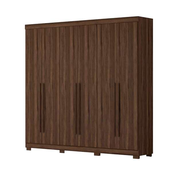 Guarda-roupa Casal Belem 6 Pt 4 Gv Cedro