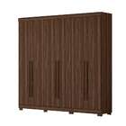 Guarda-roupa Casal Belem 6 Pt 4 Gv Cedro