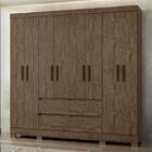 Guarda Roupa Casal Belém 8 Portas E 4 Gavetas - Pr Móveis