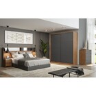 Guarda Roupa Casal Belga 2 Portas Deslizantes 3 Gavetas Amend